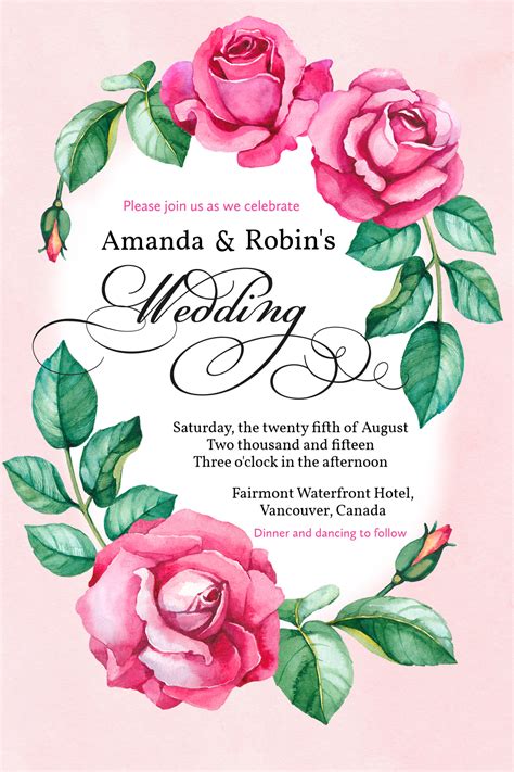 Wedding Invitations & Templates .